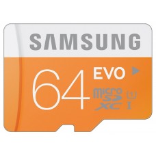 Original Samsung 64GB EVO Class 10 Micro SDXC up to 48MB/s TF Card (MB-MP64DA/AM)